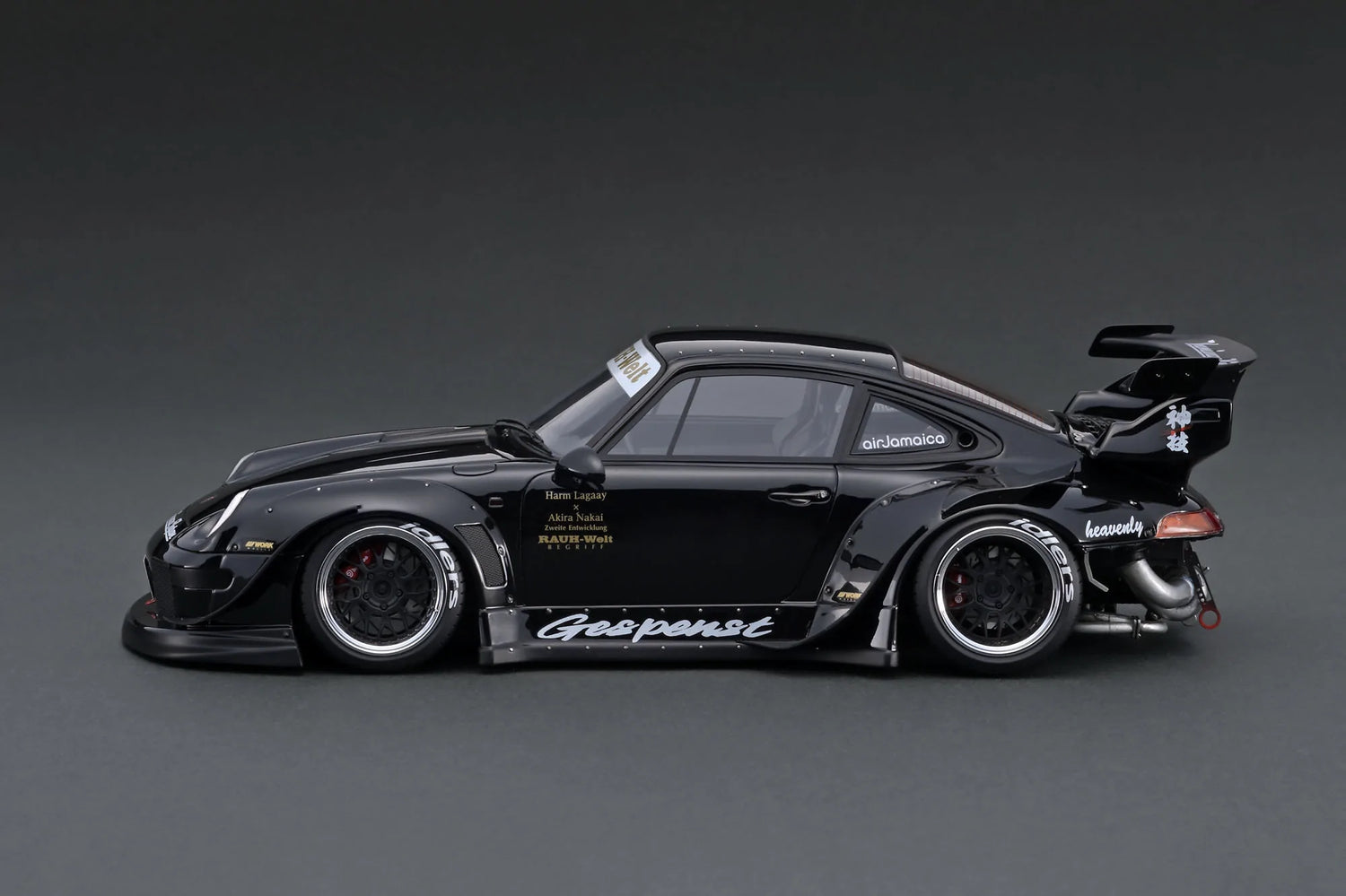 Ignition Model 1:18 Porsche 993 RWB in Black – Model Cars Houston Ignition Model 1:18 Porsche 993 RWB in Black – Model Cars Houston