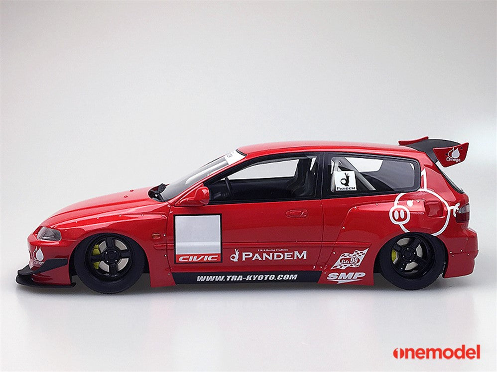Onemodel　EG6 Rocket Bunny CIVIC / red One Model 1:18 Honda Civic EG6 Rocket Bunny Red – Model Cars