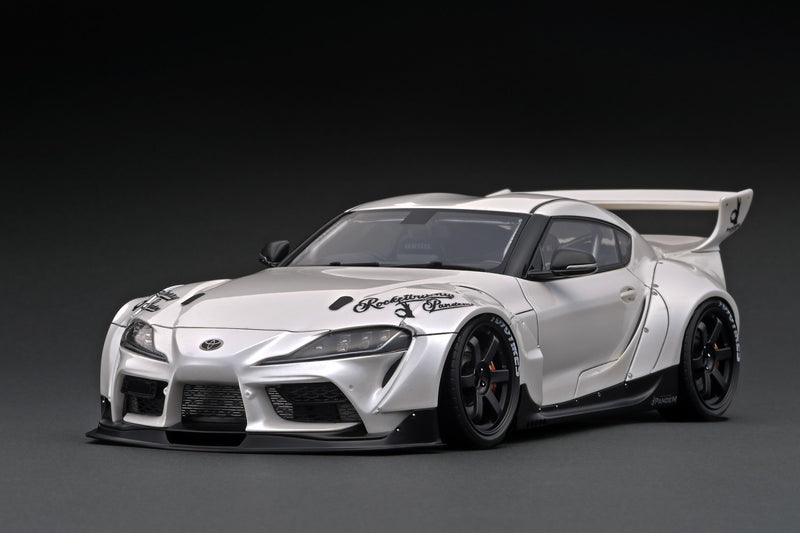Ignition Model 1:18 Toyota GR Supra (A90) Rocket Bunny Pandem Pearl White