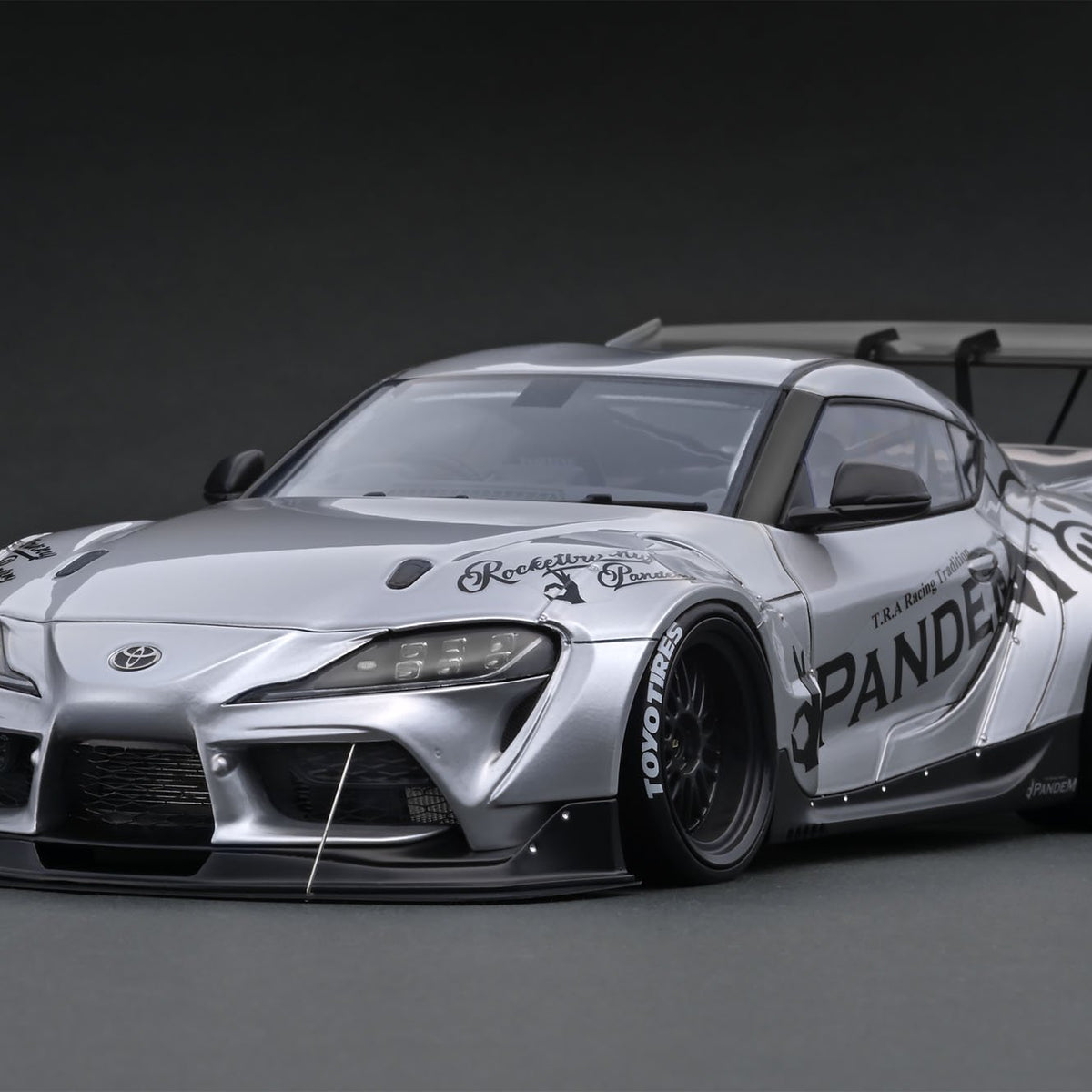 Ignition Model 1:18 Toyota GR Supra (A90) Rocket Bunny Pandem Silver ...