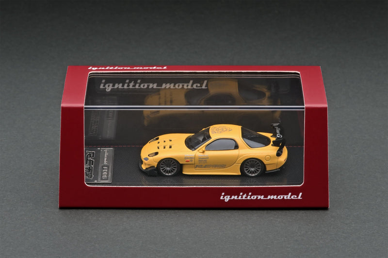 Ignition Model 1:64 Mazda RX-7 FD3S RE Amemiya Matte Yellow