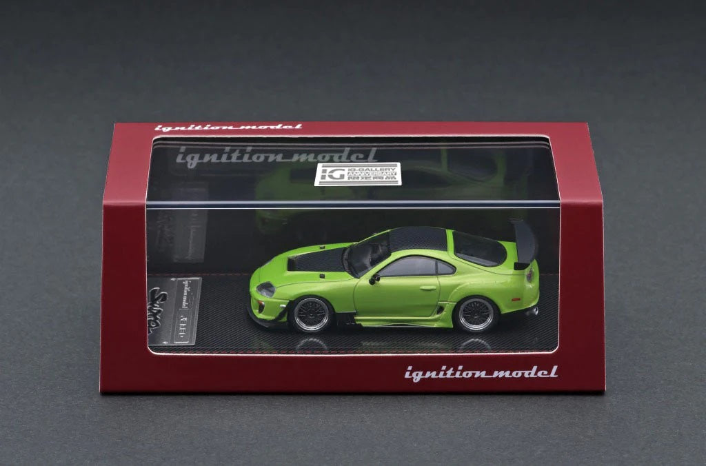ミニカー IG1974 Toyota Supra (JZA80) RZ Toyota Supra RZ JZA80 1/64 Minica Blue Mica Metallic Hobby