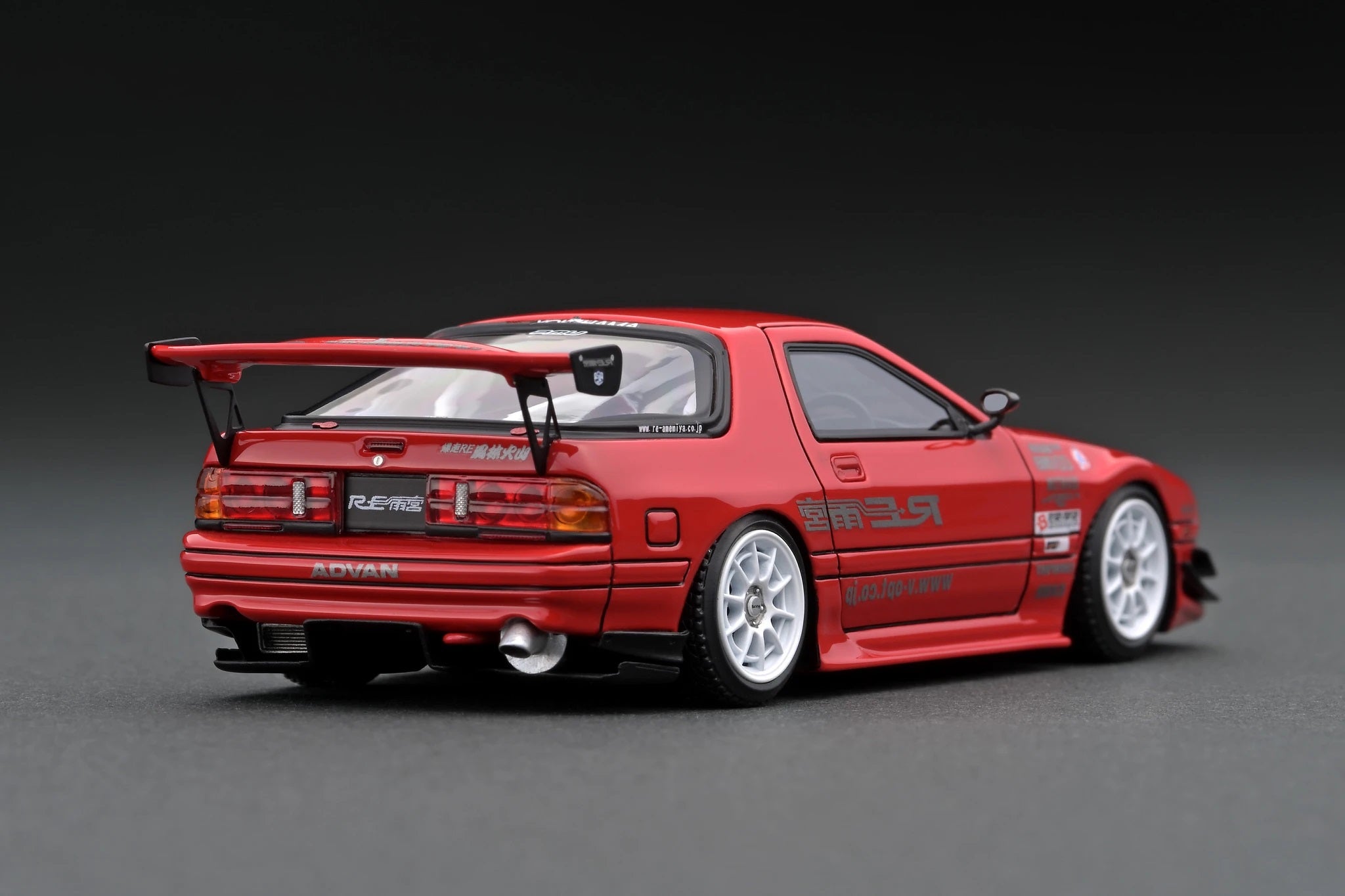 Mazda RX-7CABRIOLET 1/43スケール 赤 ignition model 1/43 MAZDA RX-7 (FC3S) RE Amemiya Red IG2137