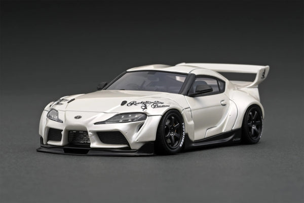 Ignition Model 1:43 Toyota GR Supra A90 Pandem in Pearl White