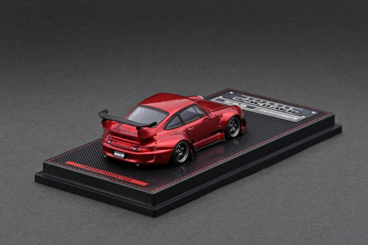 Ignition Model 1:64 Porsche 993 RWB in Red Metallic – Model Cars