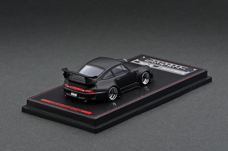 Ignition Model 1:64 Porsche 993 RWB in Matte Black