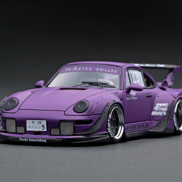 年末のプロモーション大特価！ Ignition Purple Matte 993 RWB Porsche 1:43 Model BBR