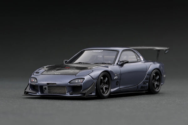 Ignition Model 1:43 Mazda RX7 (FD3S) FEED in Gun Metallic