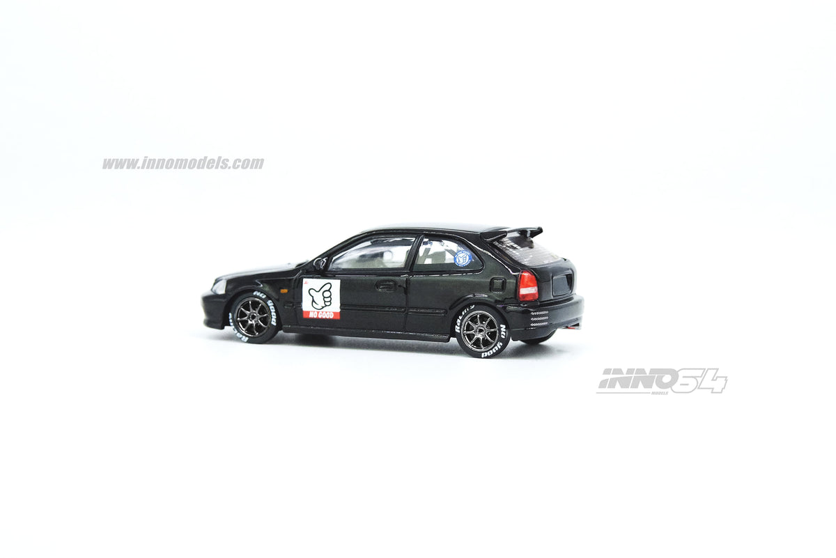 INNO Models 1:64 Honda Civic EK9 Type-R JDM Series in Black INNO Models 1:64 Honda Civic EK9 Type-R JDM Series in Black