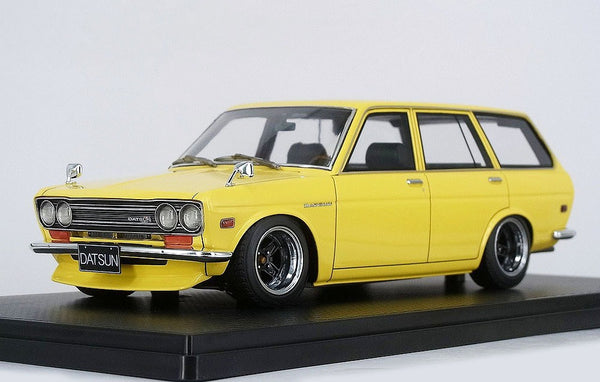 *PREORDER* Ignition Model 1:18 Nissan Datsun Bluebird 510 Wagon in Yellow