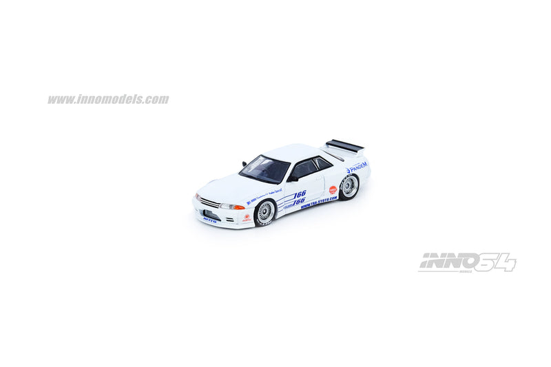 INNO Models 1:64 Nissan Skyline GT-R R32 Pandem Rocket Bunny in White
