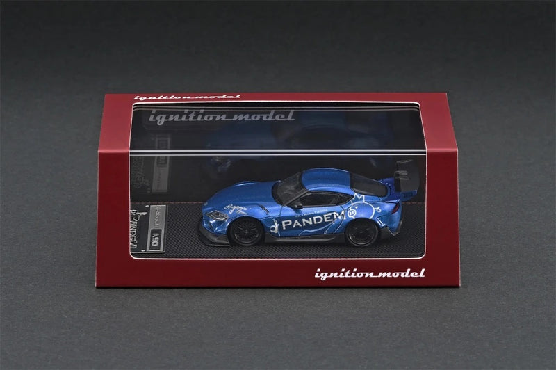 Ignition Model 1:64 Toyota GR Supra Pandem in Blue Metallic
