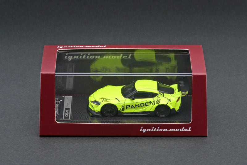 Ignition Model 1:64 Toyota GR Supra Pandem in Yellow Green