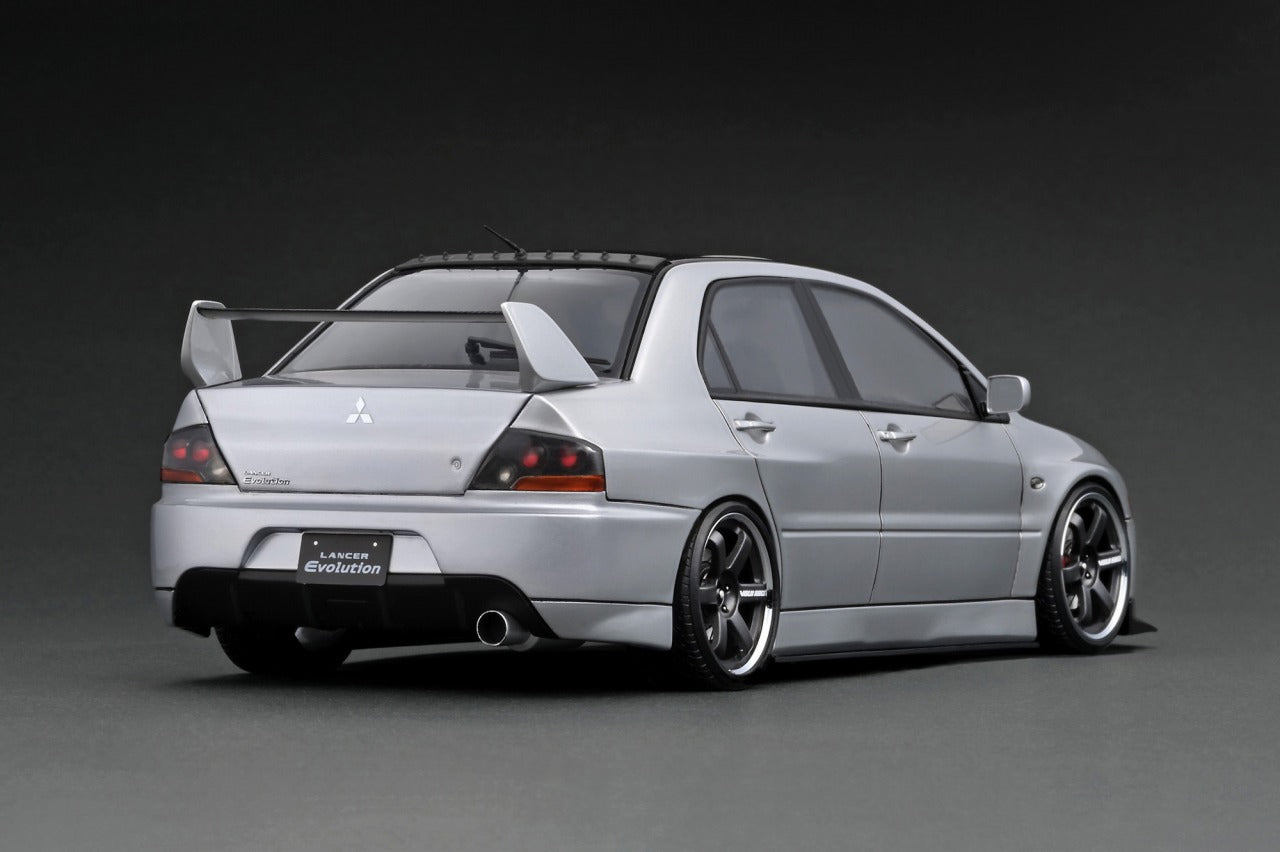 1/18 Lancer Evolution IX (CT9A) エンジン付 Mitsubishi Lancer Evolution IX (CT9A) White With Engine