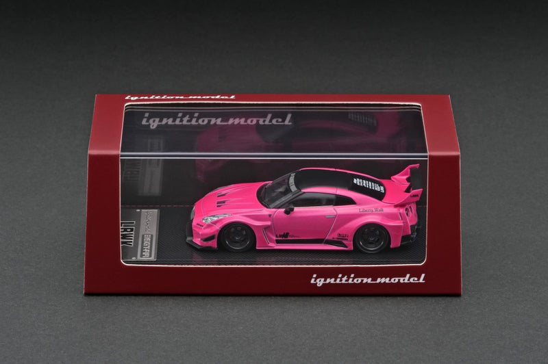 Ignition Model 1:64 Nissan Liberty Walk Silhouette Works 35GT-RR in Pink