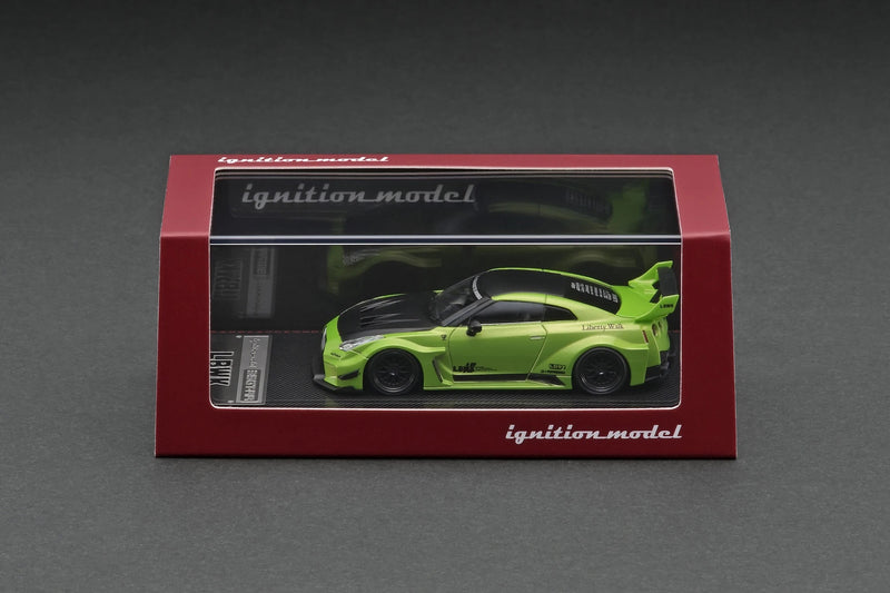 Ignition Model 1:64 Nissan Skyline 35GT-RR LB-Silhouette WORKS GT in Green Metallic