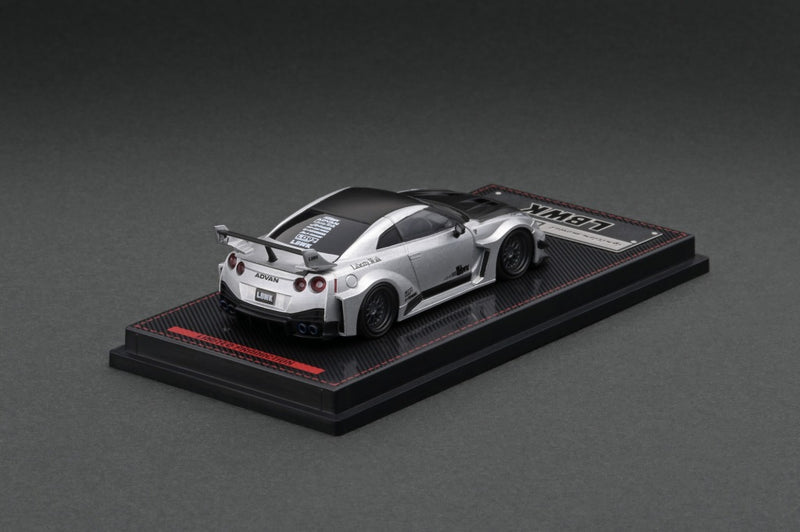 Ignition Model 1:64 Nissan Liberty Walk Silhouette Works 35GT-RR in Silver