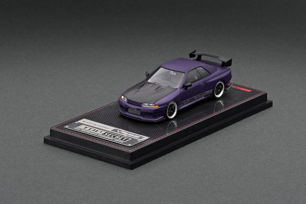 Ignition Model 1:64 Nissan Skyline GT-R (VR32) TOP SECRET in Matte Purple Metallic