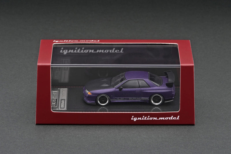 Ignition Model 1:64 Nissan Skyline GT-R (VR32) TOP SECRET in Matte Purple Metallic