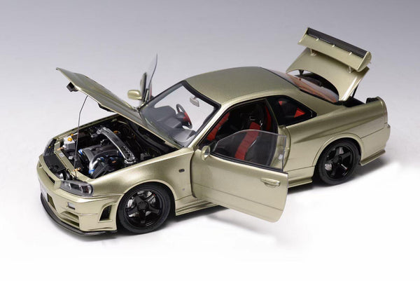 MotorHelix 1:18 Nissan Skyline GT-R (R34) Z-Tune in Milennium Jade