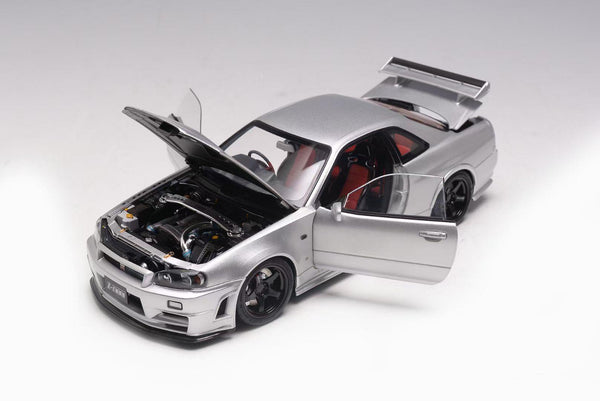 MOTORHELIX 1:18 Nissan Skyline GT-R (R34) Z-Tune in Silver