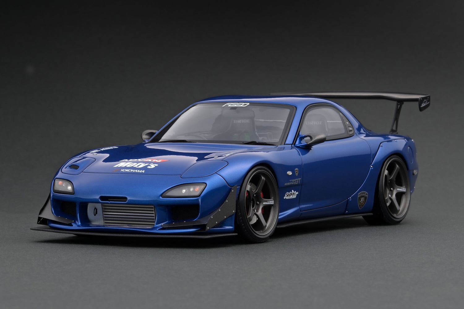 Ignition Model 1:18 Mazda FEED RX-7 (FD3S) 魔王 Blue Metallic – Model ...