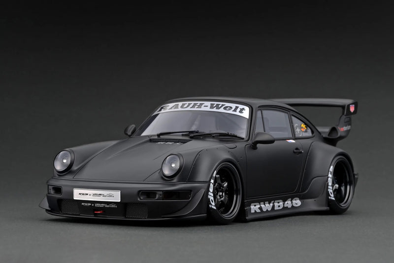 Ignition Model 1:18 Porsche 964 RWB in Matte Black