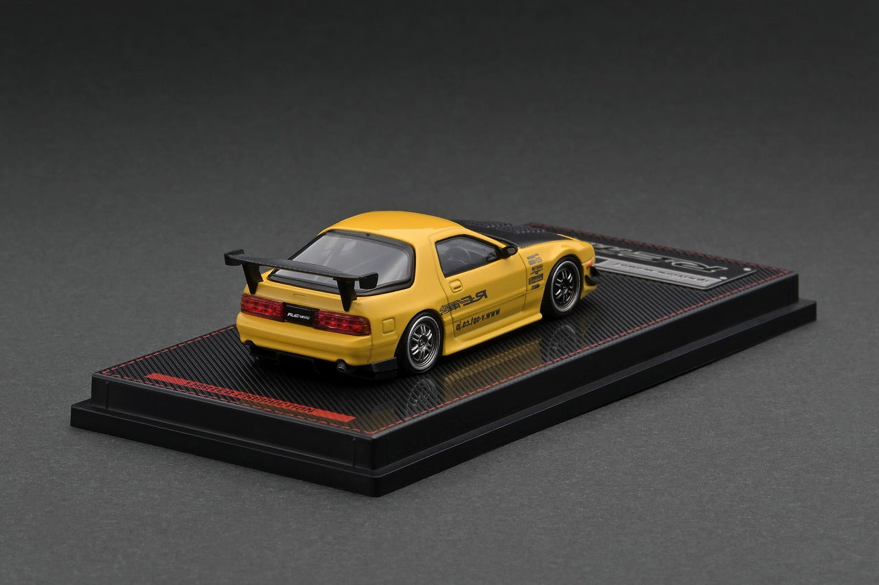 Ignition Model 1:64 Mazda RX-7 (FC3S) RE Amemiya in Yellow – Model