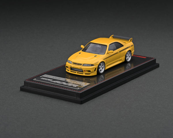 Ignition Model 1:64 Nissan Skyline GT-R (R33) 400R in Yellow