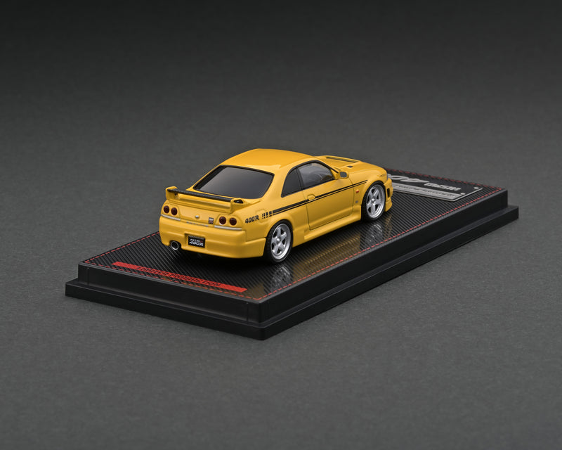Ignition Model 1:64 Nissan Skyline GT-R (R33) 400R in Yellow