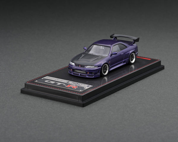 Ignition Model 1:64 Nissan Skyline GT-R (R33) Purple Metallic