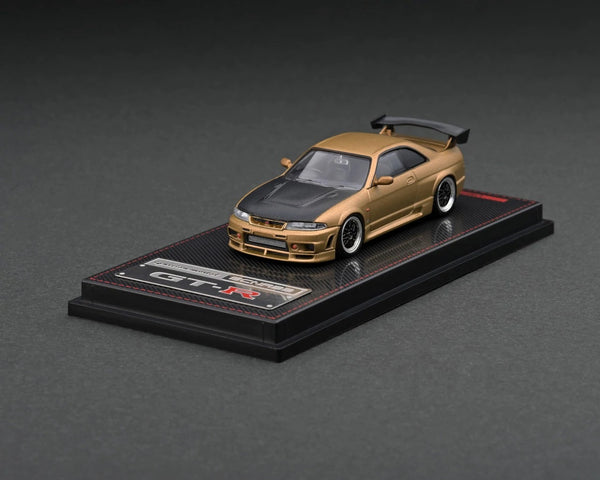 Ignition Model 1:64 Nissan Skyline GT-R (R33) 400R in Matte Gold