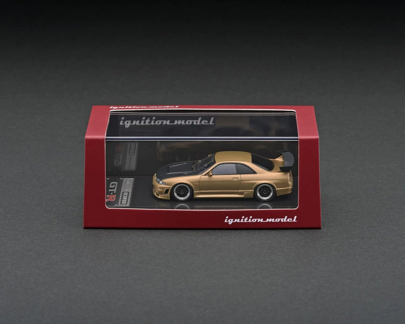 Ignition Model 1:64 Nissan Skyline GT-R (R33) 400R in Matte Gold