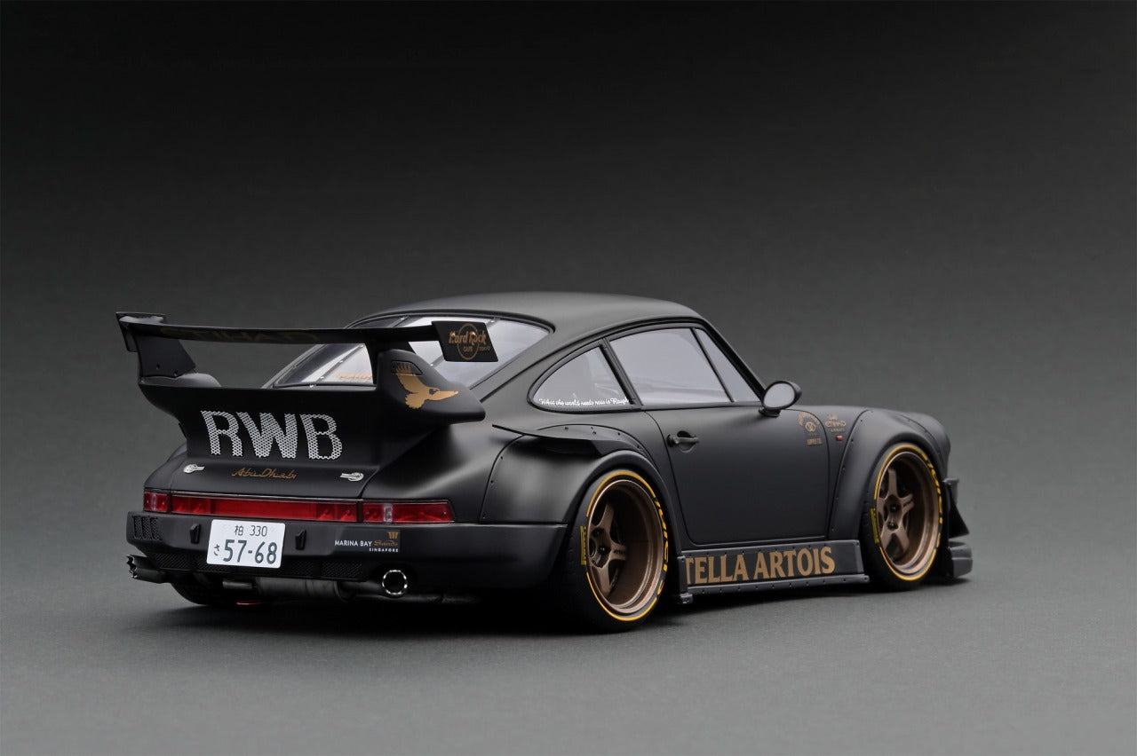 Ignition Model 1:43 Porsche 964 RWB in Matte Black – Model