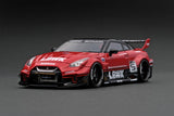 Ignition Model 1:43 Nissan GT-R GT 35GT-RR LB Works Silhouette in Red/Black
