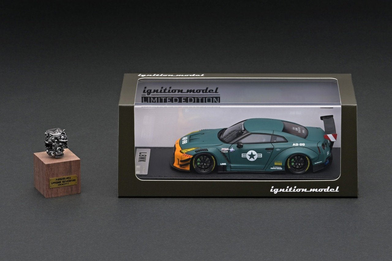 ミニカー 1/43 Ignition Model R35 GTRR LBWK 1/43 Ignition Model LB-WORKS Nissan GT-R R35 type 2 Black