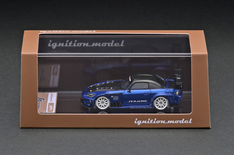 Ignition Model 1:64 Honda S2000 (AP1) J's Racing in Blue Metallic