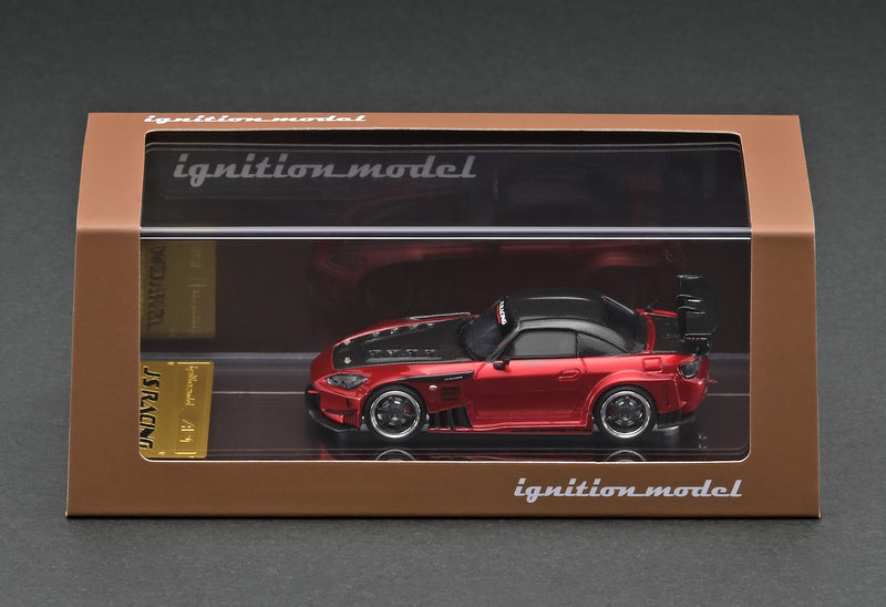 *PREORDER* Ignition Model 1:64 Honda S2000 (AP1) J's Racing in Red Metallic