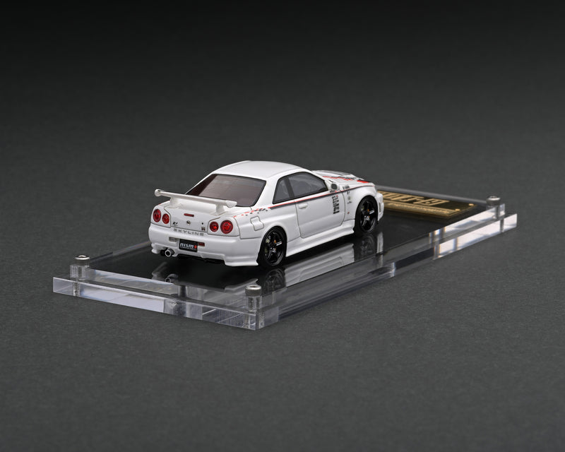 Ignition Model 1:64 Nissan Skyline GT-R (R34) R-Tune in White