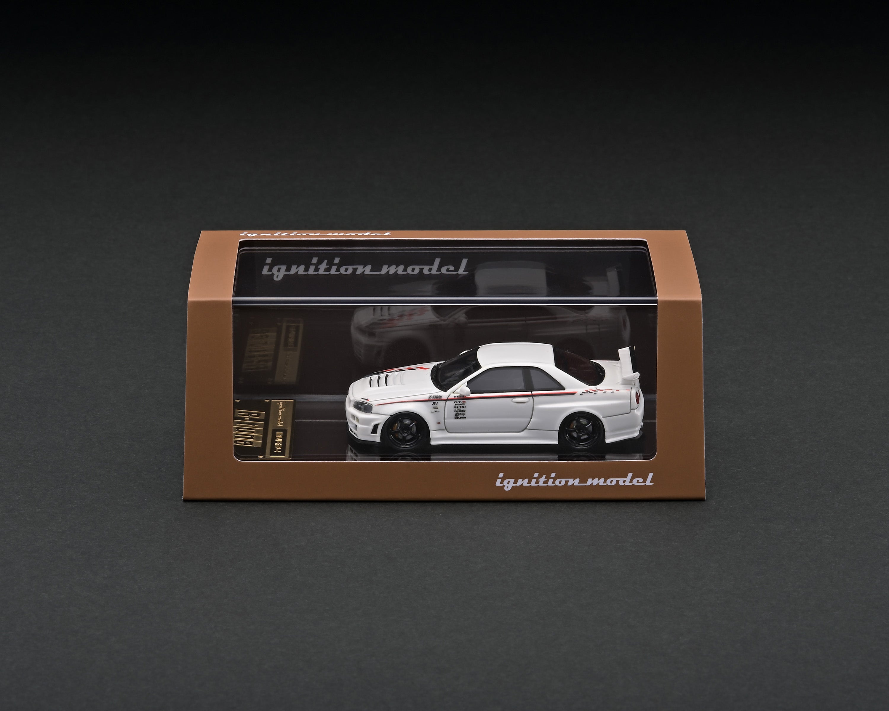 ignition model R34 ホワイト 1/64 Ignition Model 1:64 Nissan Skyline GT-R (R34) R-Tune in