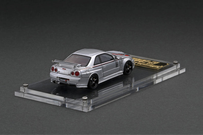 Ignition Model 1:64 Nissan Skyline GT-R (R34) R-Tune NISMO Silver