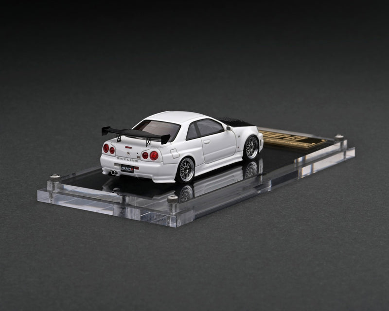 Ignition Model 1:64 Nissan Skyline GT-R (R34) R-Tune in White