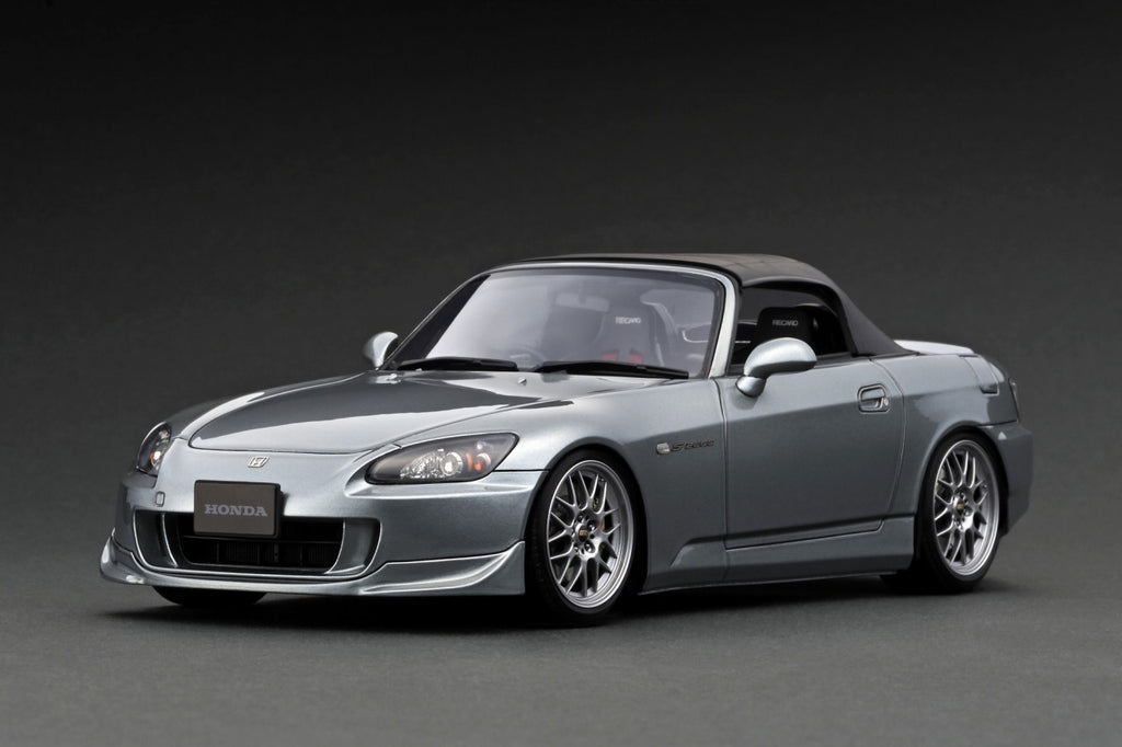 【返品?交換対象商品】 Model Ignition 1:18 Silver Dark in (AP2) S2000 Honda hpi・racing