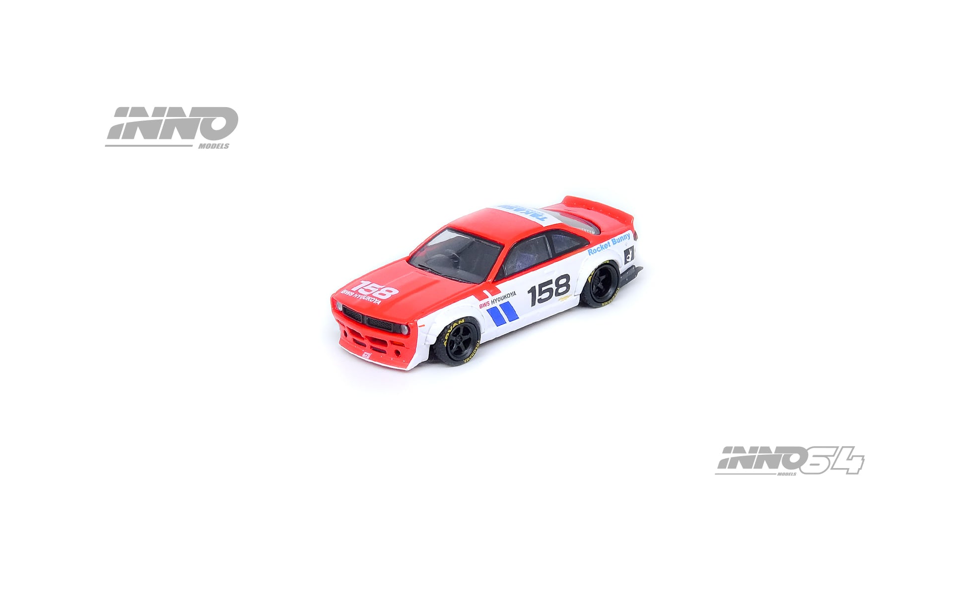 INNO Models 1:64 Nissan Silvia S14 Rocket Bunny Boss Aero BWS