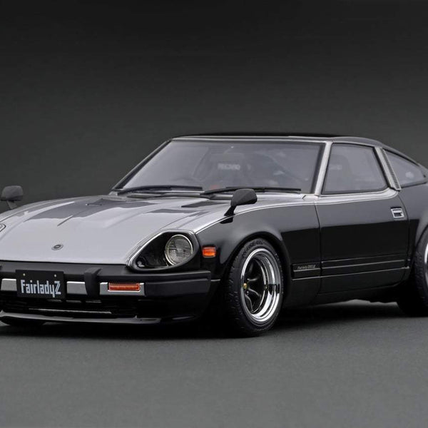 「新商品」に関するプレスリリース Model Ignition 1:18 Silver / Black in (S130) Z Fairlady Nissan hpi・racing