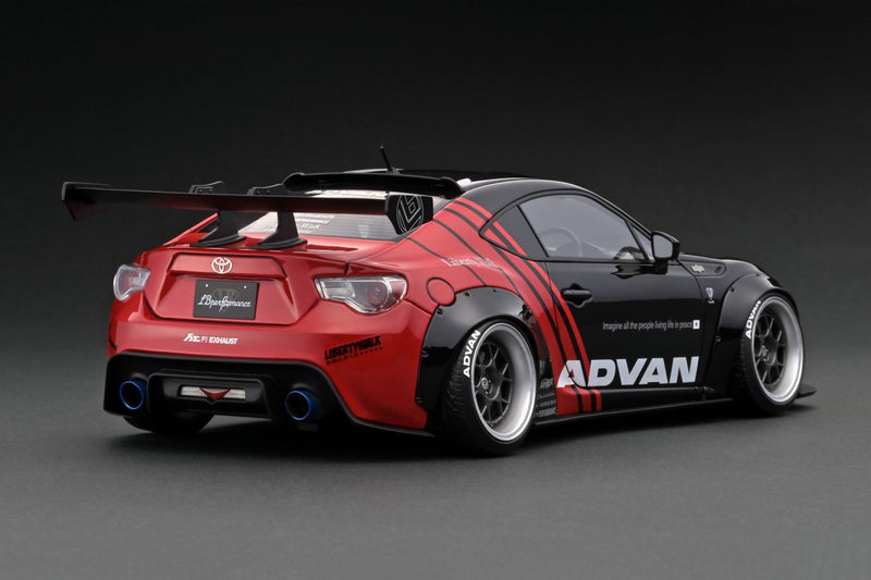 Ignition Model 1:18 Toyota 86 Liberty Walk Full Complete Version 1 in Red/Black
