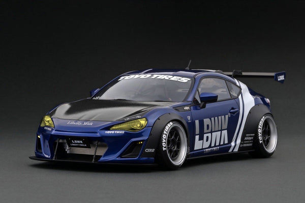 Ignition Model 1:18 Toyota 86 Liberty Walk Full Complete Version 1 in Blue Metallic