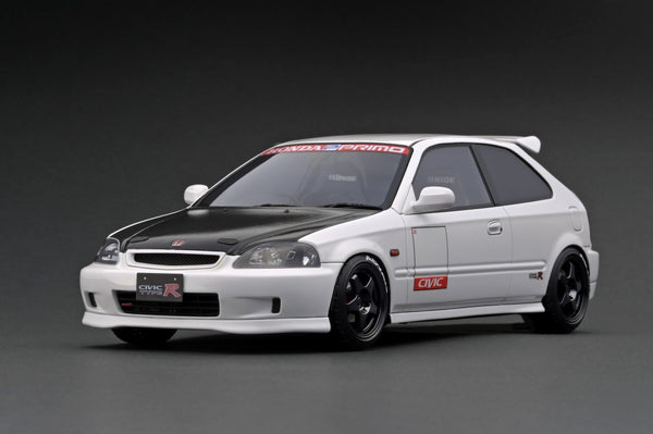 Ignition Model 1:18 Honda Civic (EK9) Type-R in White