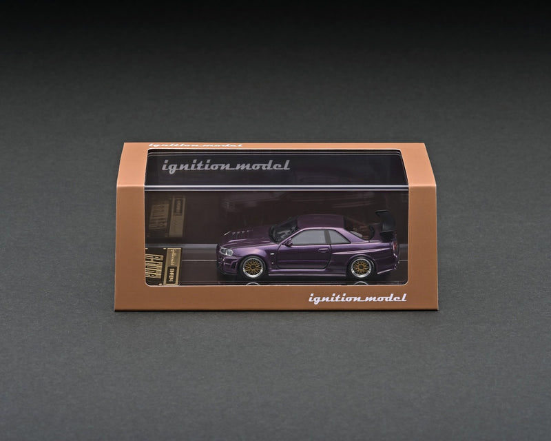 Ignition Model 1:64 Nissan Skyline GT-R (R34) R-Tune in Purple