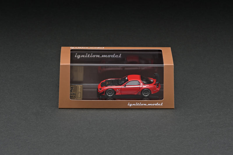 Ignition Model 1:64 Mazda RX-7 (FD3S) FEED 魔王 in Red